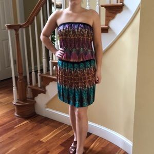 BCBG strapless dress